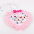 Wholesale Heart Alloy Kids Rings Set